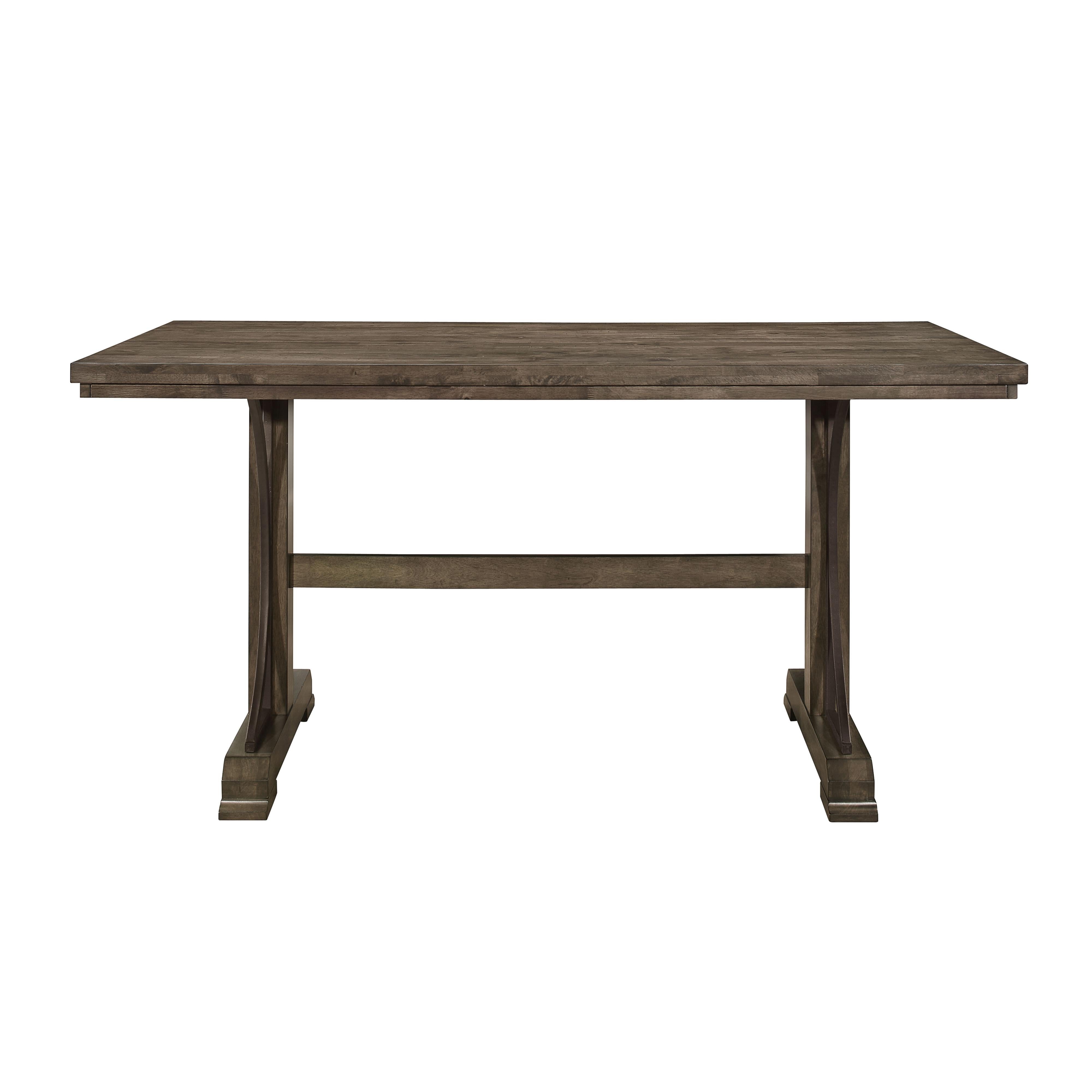 Crown Mark Quincy Counter Height Dining Table with Trestle Base 2831T-3671-TOP/2831T-3671-BASE IMAGE 1