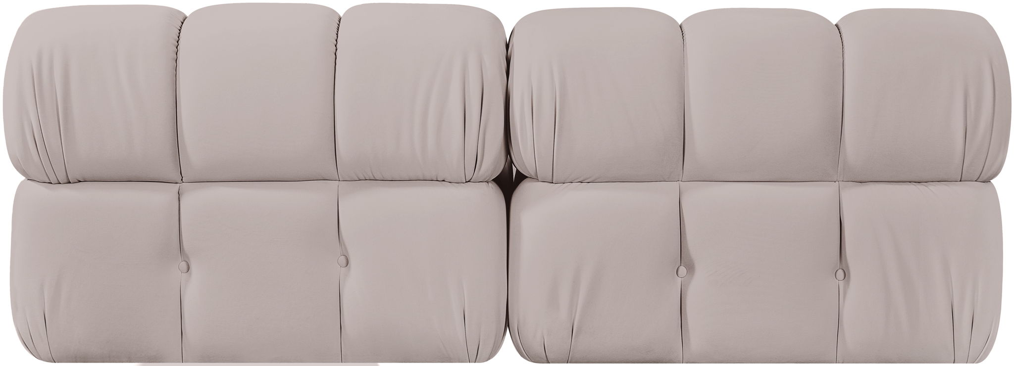 Orin - Velvet Performance Fabric Upholstered 2 Piece Modular Sofa