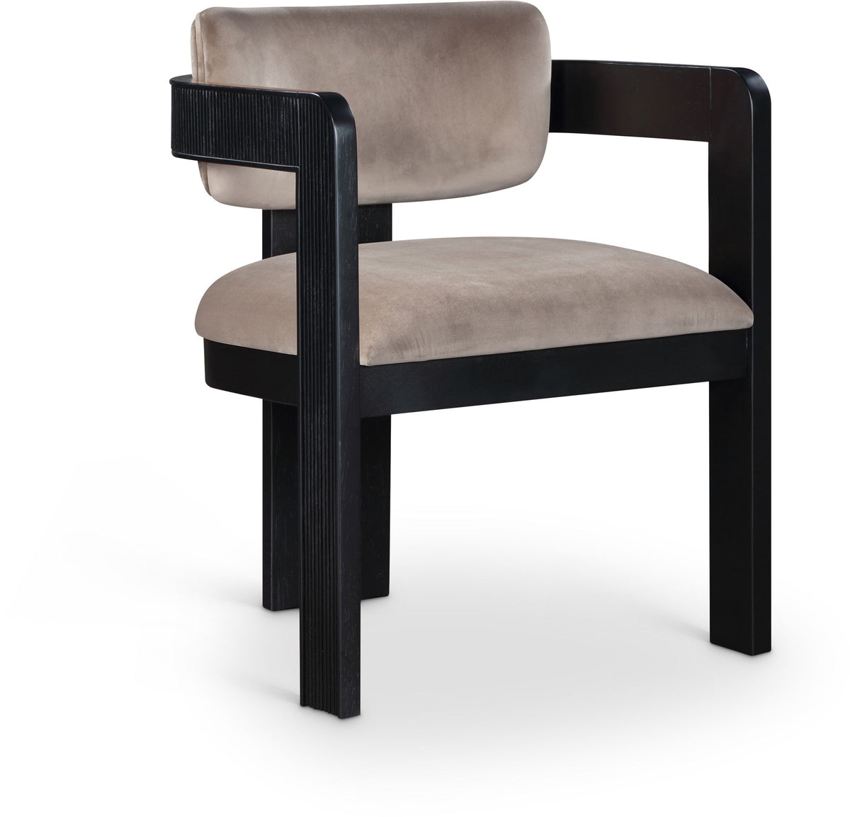 Sacha - Velvet Dining Chair With Black Base (Set of 2)