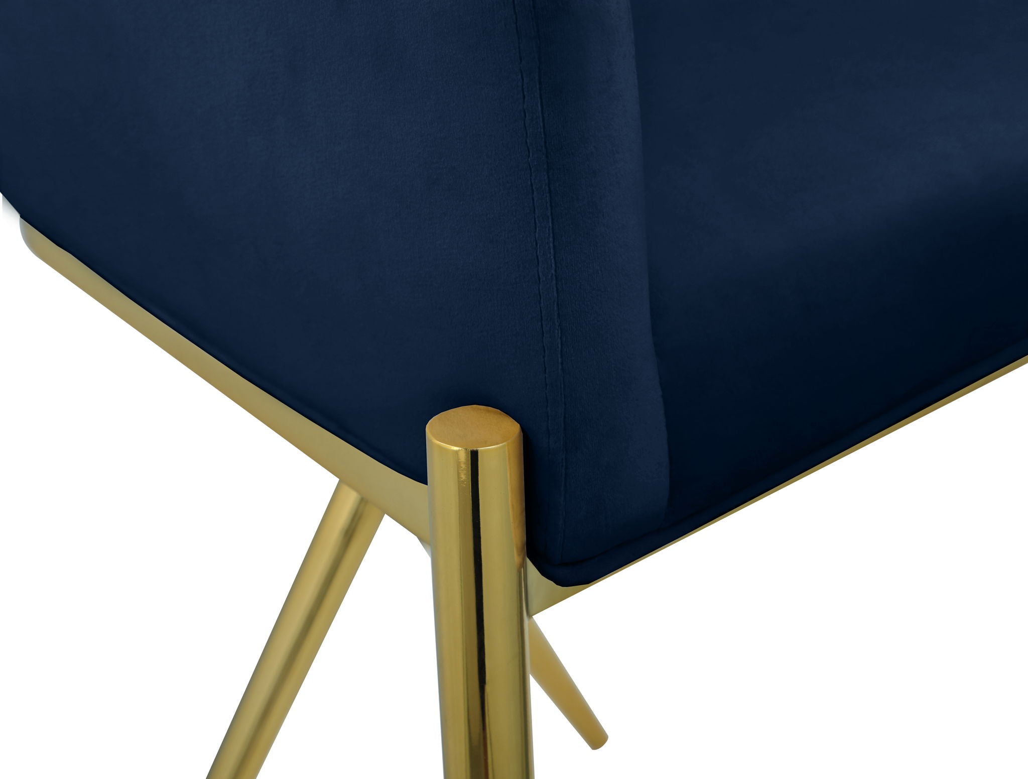 Xavier - Counter Stool with Gold Legs