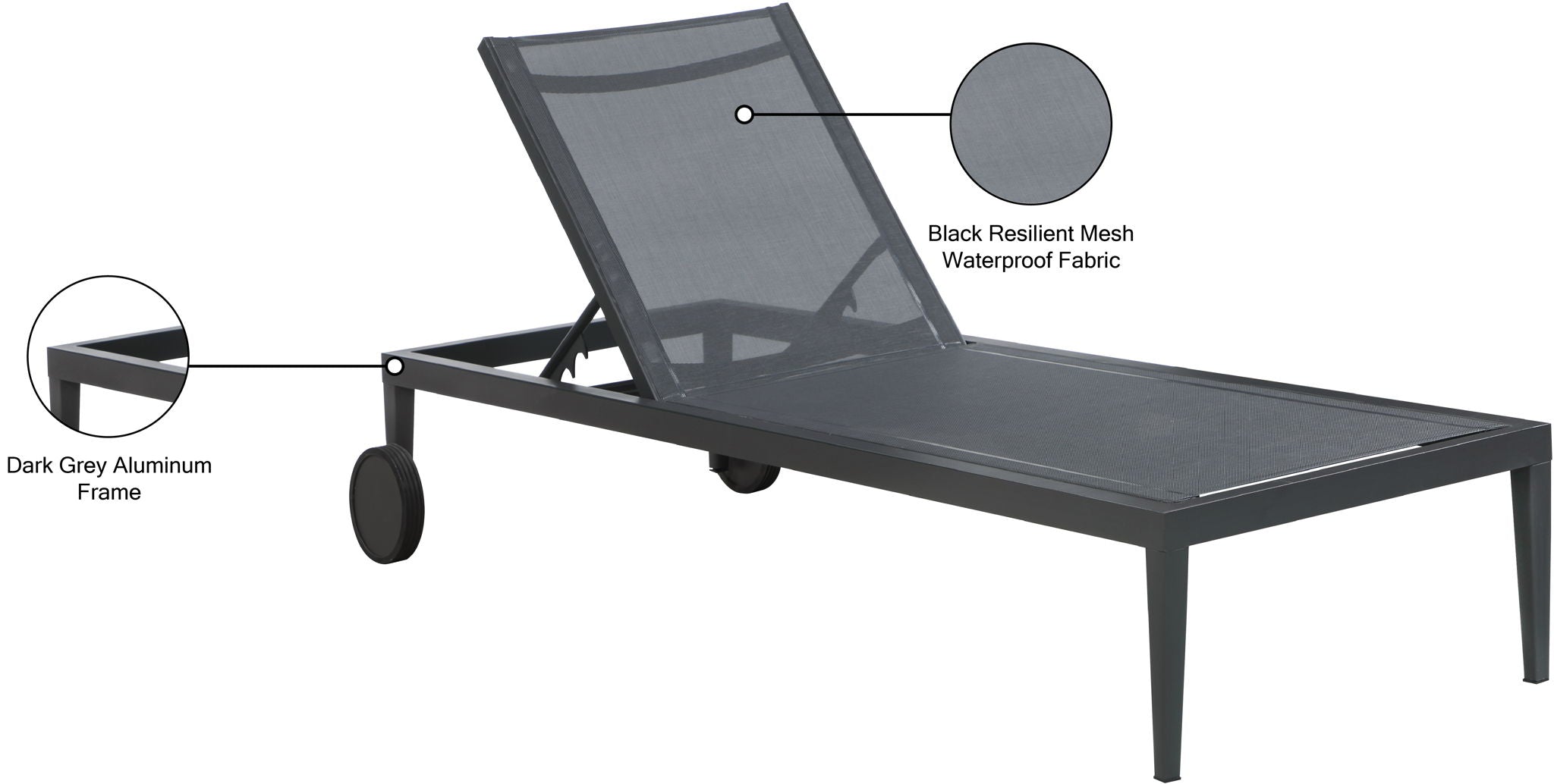 Nizuc - Outdoor Chaise Lounge Chair