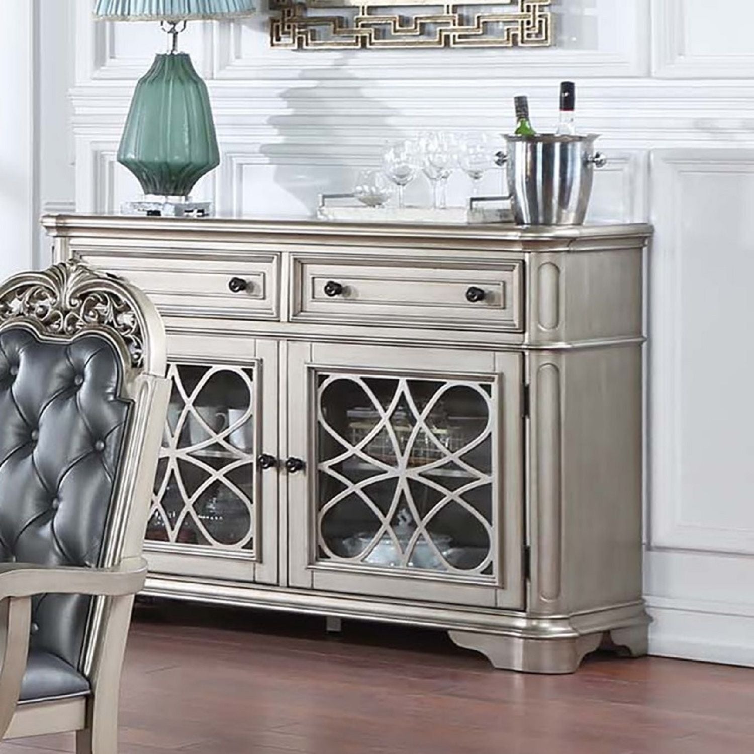 Server Drawers Storage Cabinet For Dining Room