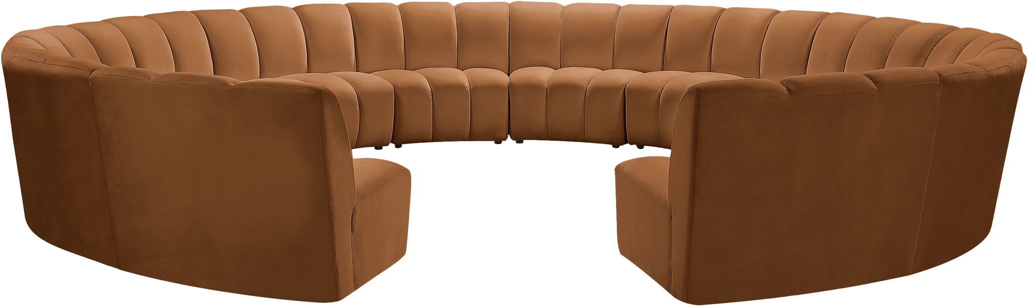 Infinity - 12 Piece Modular Sectional - Saddle