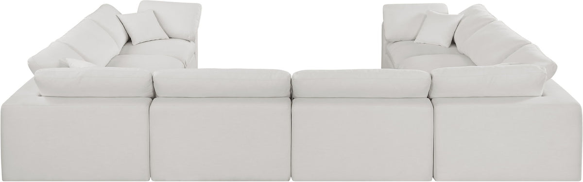 Comfy - 8 Piece Linen Modular Sectional
