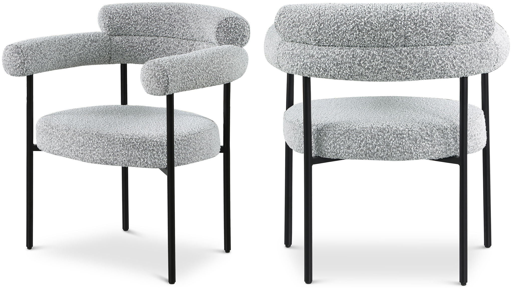 Blake - Dining Chair With Black Legs (Set of 2)