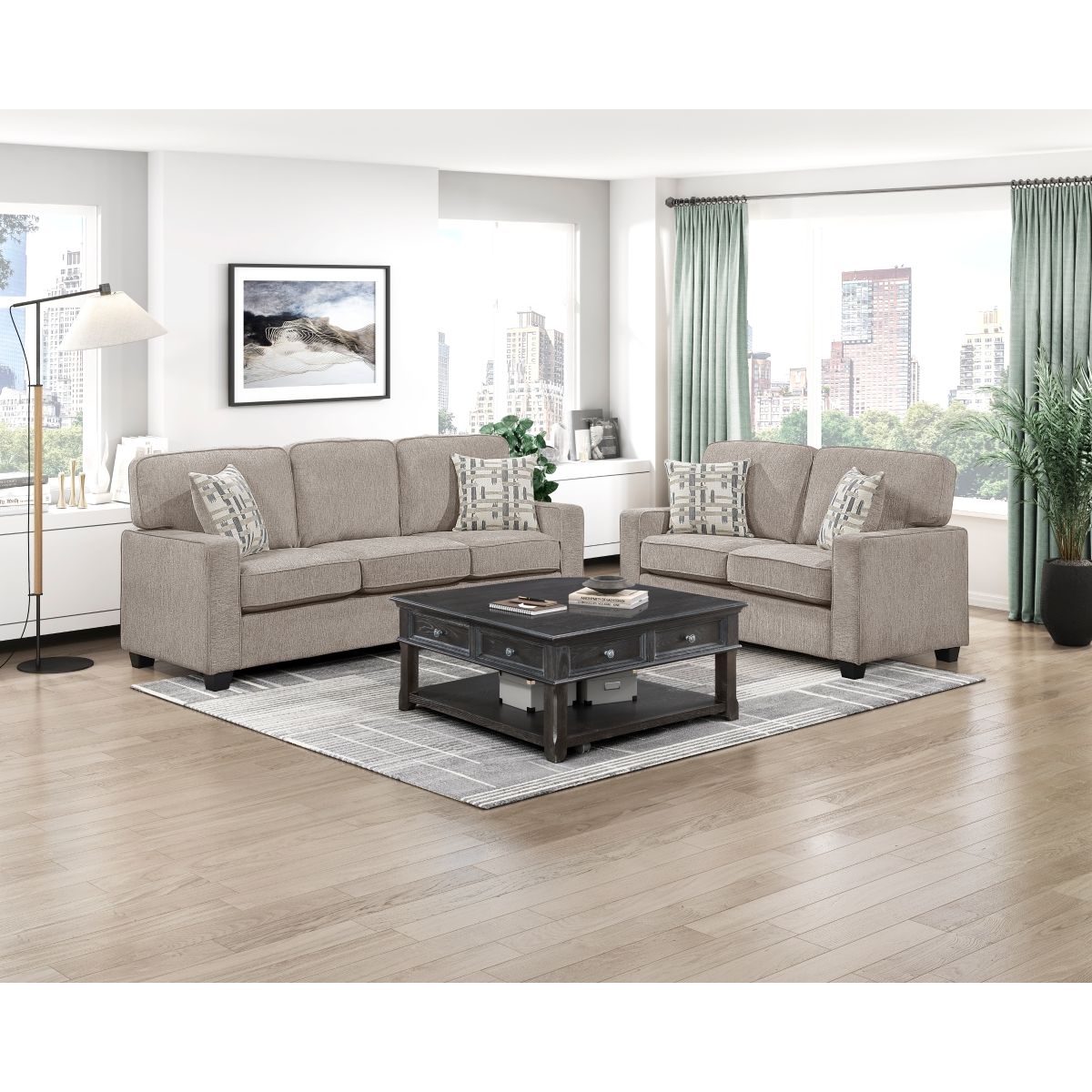 Frances - Sofa - Taupe