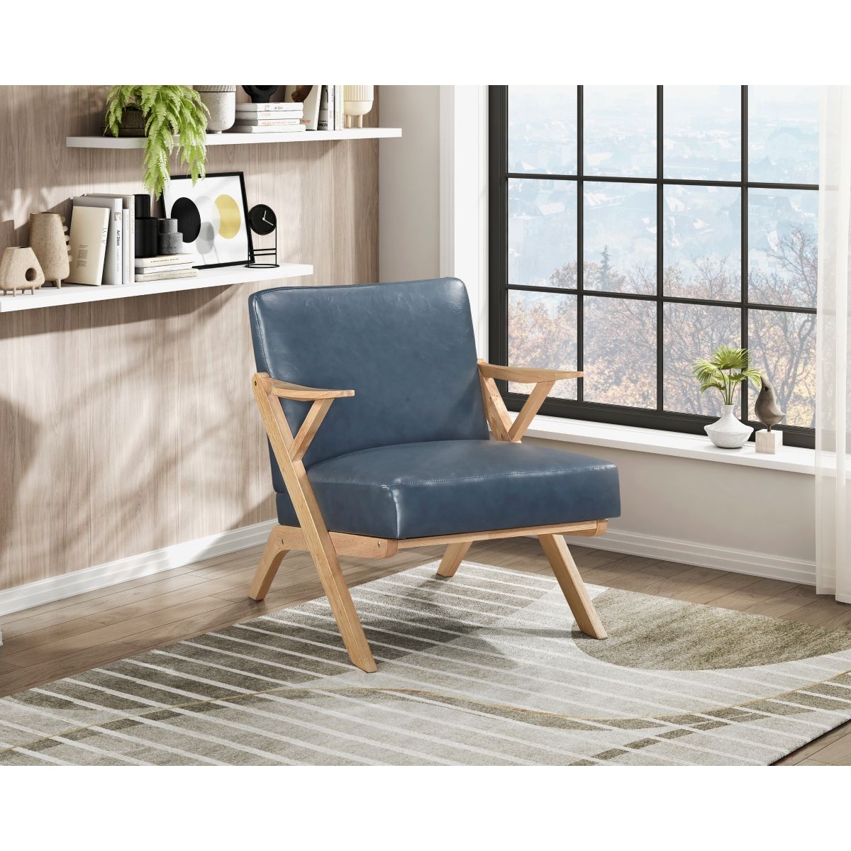 Gideon - Accent Chair Light Brown Base