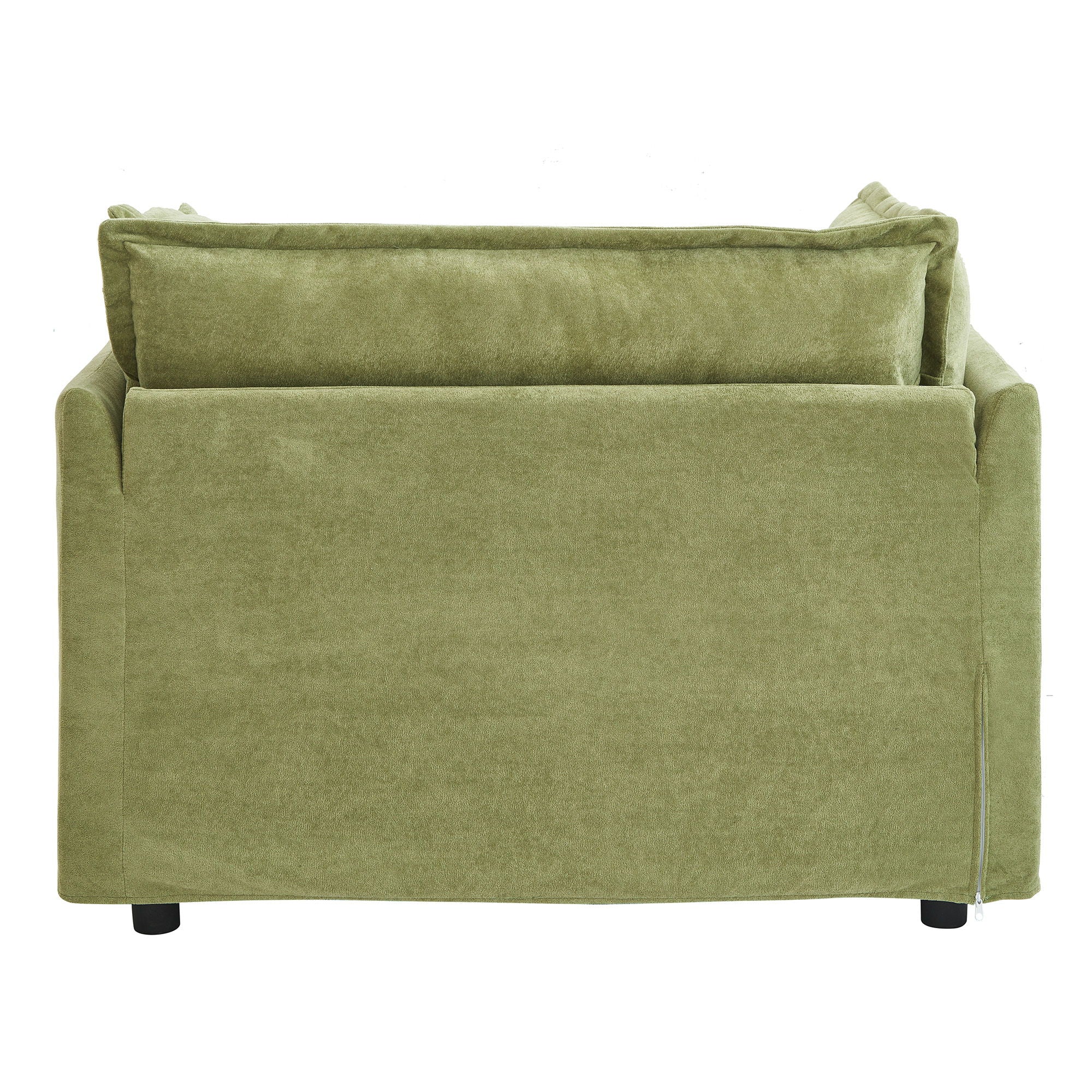 Modern Armchair Sofa With Movable Ottoman