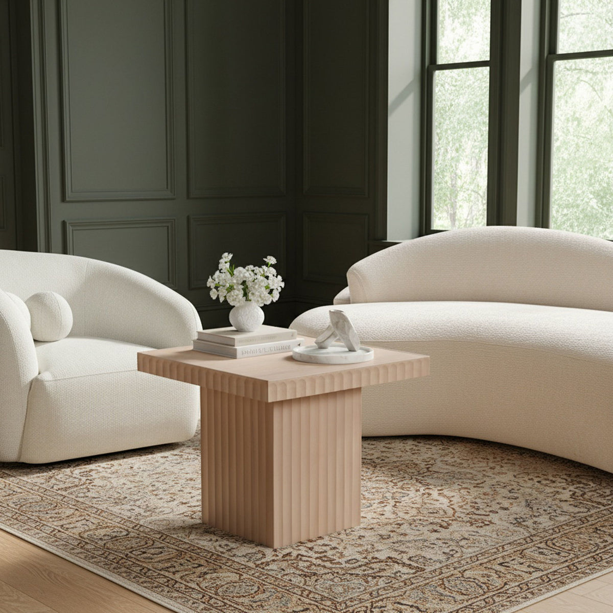 Spencer - 18" Oak Veneer Coffee Table