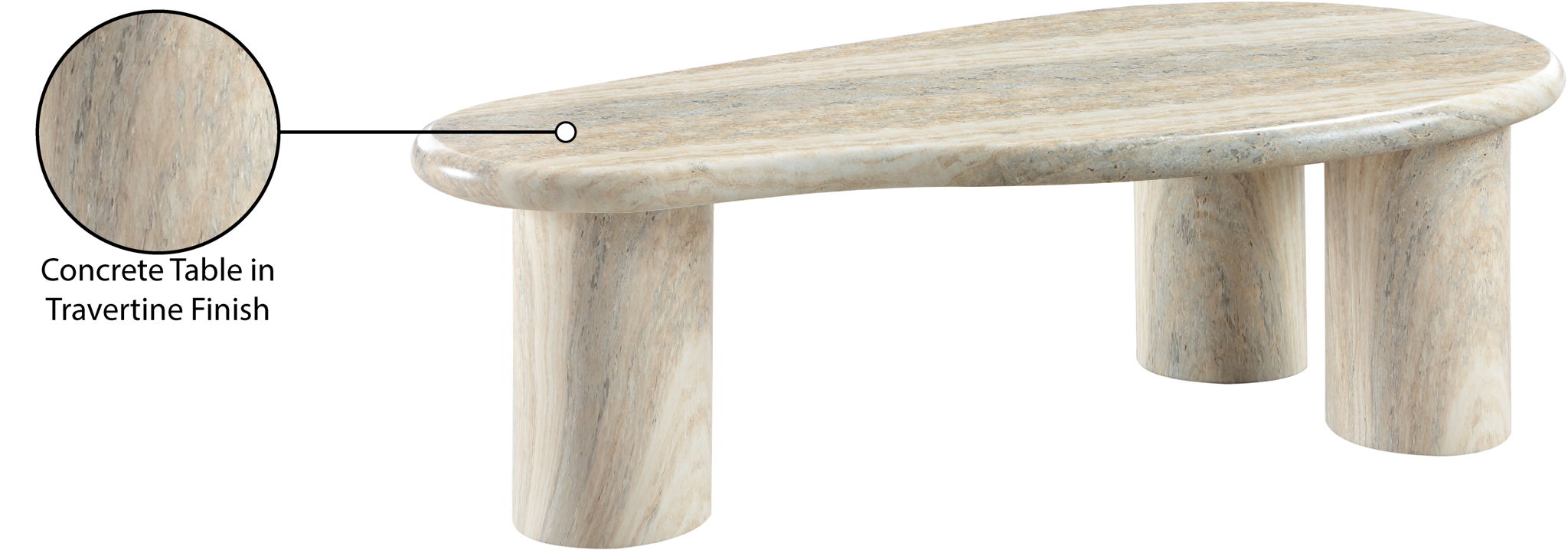 Sassari - Concrete Coffee Table