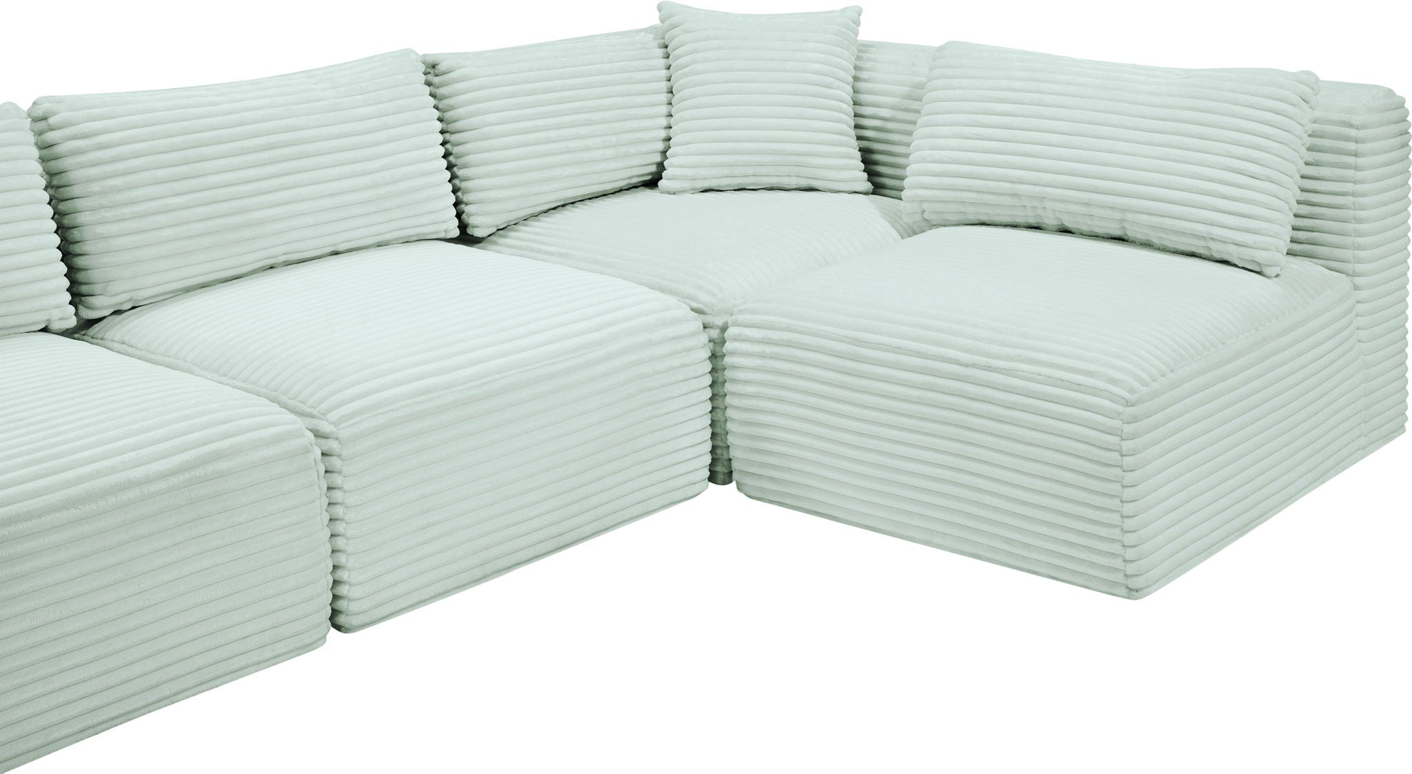 Shaggy - 6 Piece Modular U-Shaped Sectional