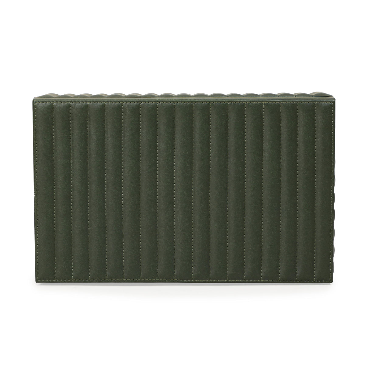 Eton - Ribbed Vegan Leather Hospitality Grade Storage Box - Green