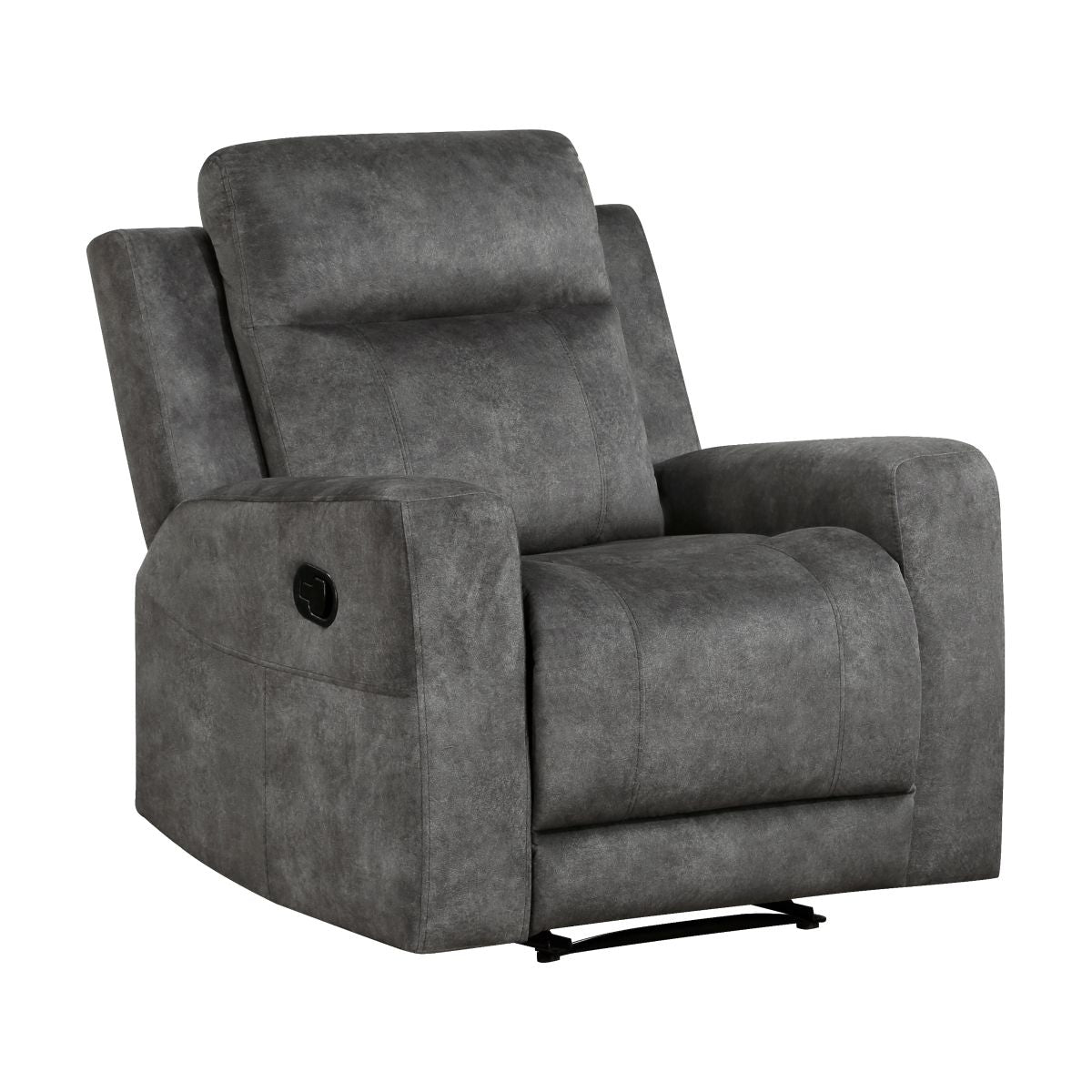 Muncie - Reclining Chair - Brownish Gray