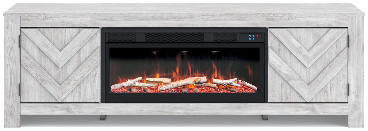 Cayboni - LG TV Stand With Fireplace Option