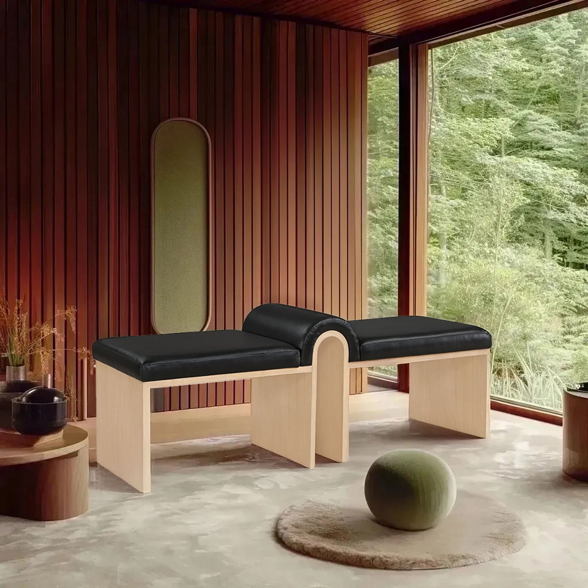Delphine - Bench - Natural Base