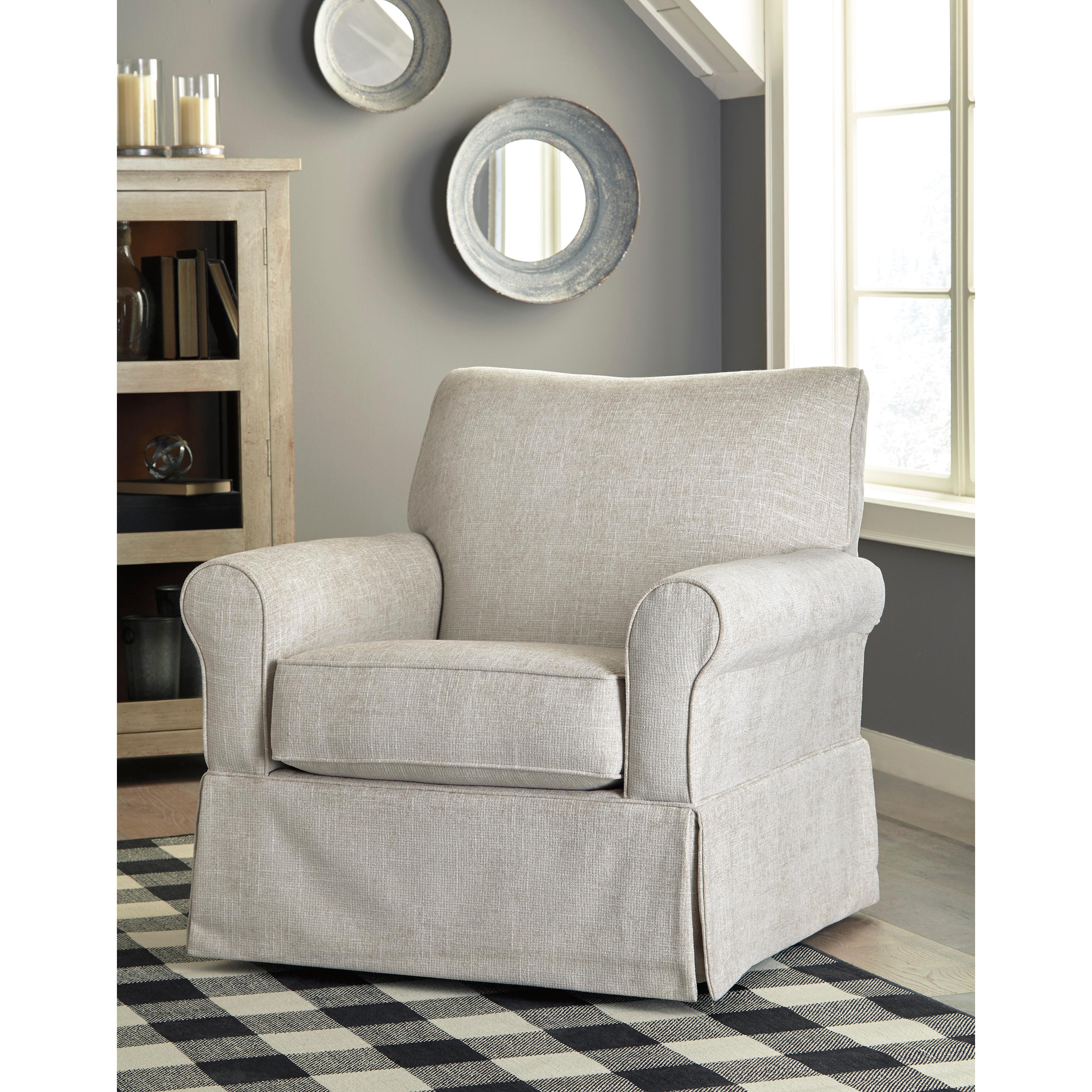 Signature Design by Ashley Searcy Swivel Glider Fabric Accent Chair A3000006 IMAGE 6