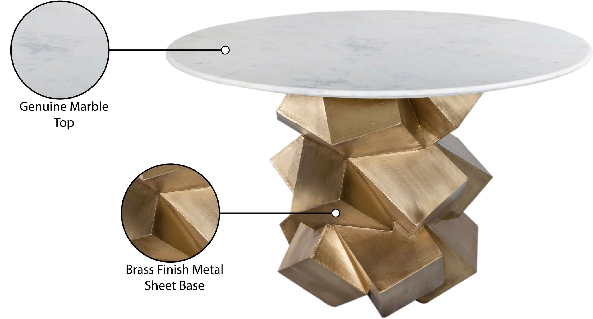 Walker - Marble Dining Table