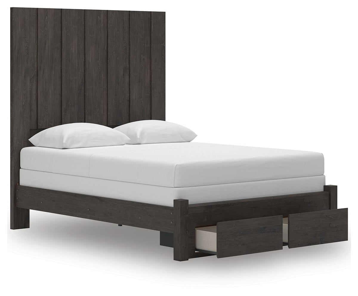 Fraluna - Panel Storage Bed