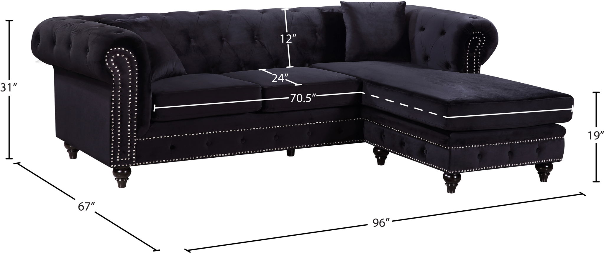Sabrina - Reversible Sectional