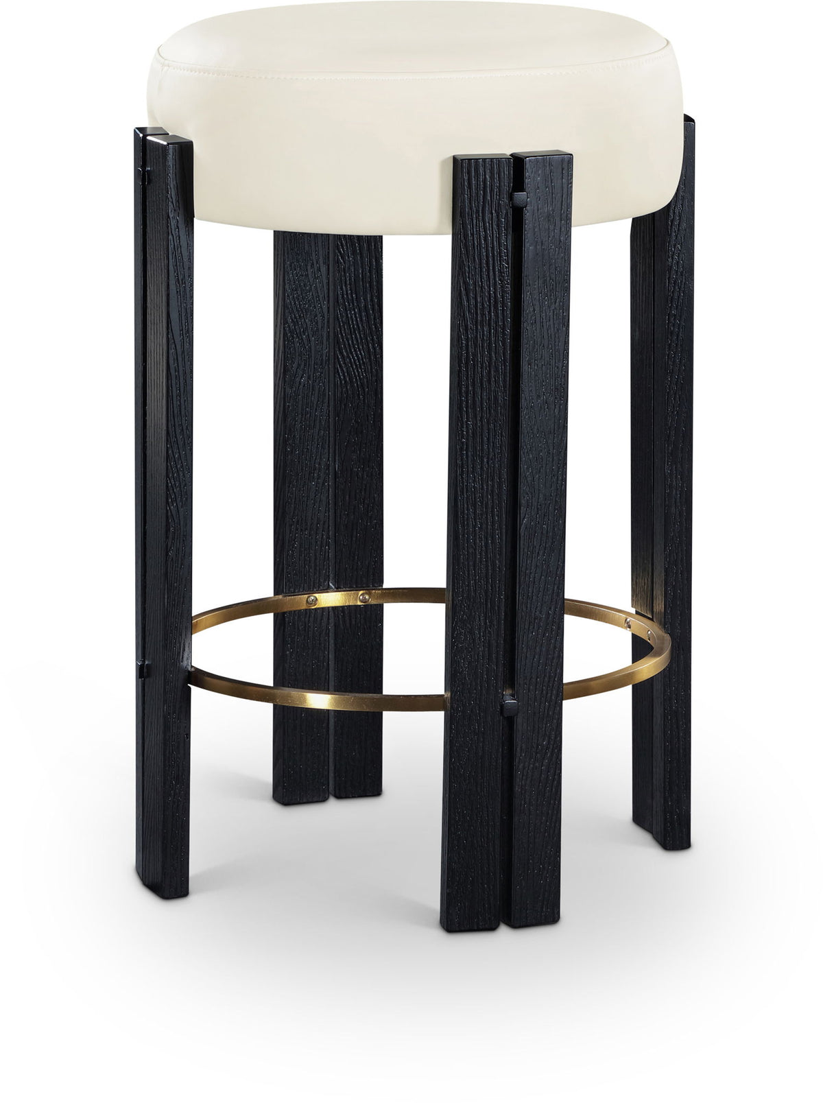 Harrison - Counter Stool With Black Legs