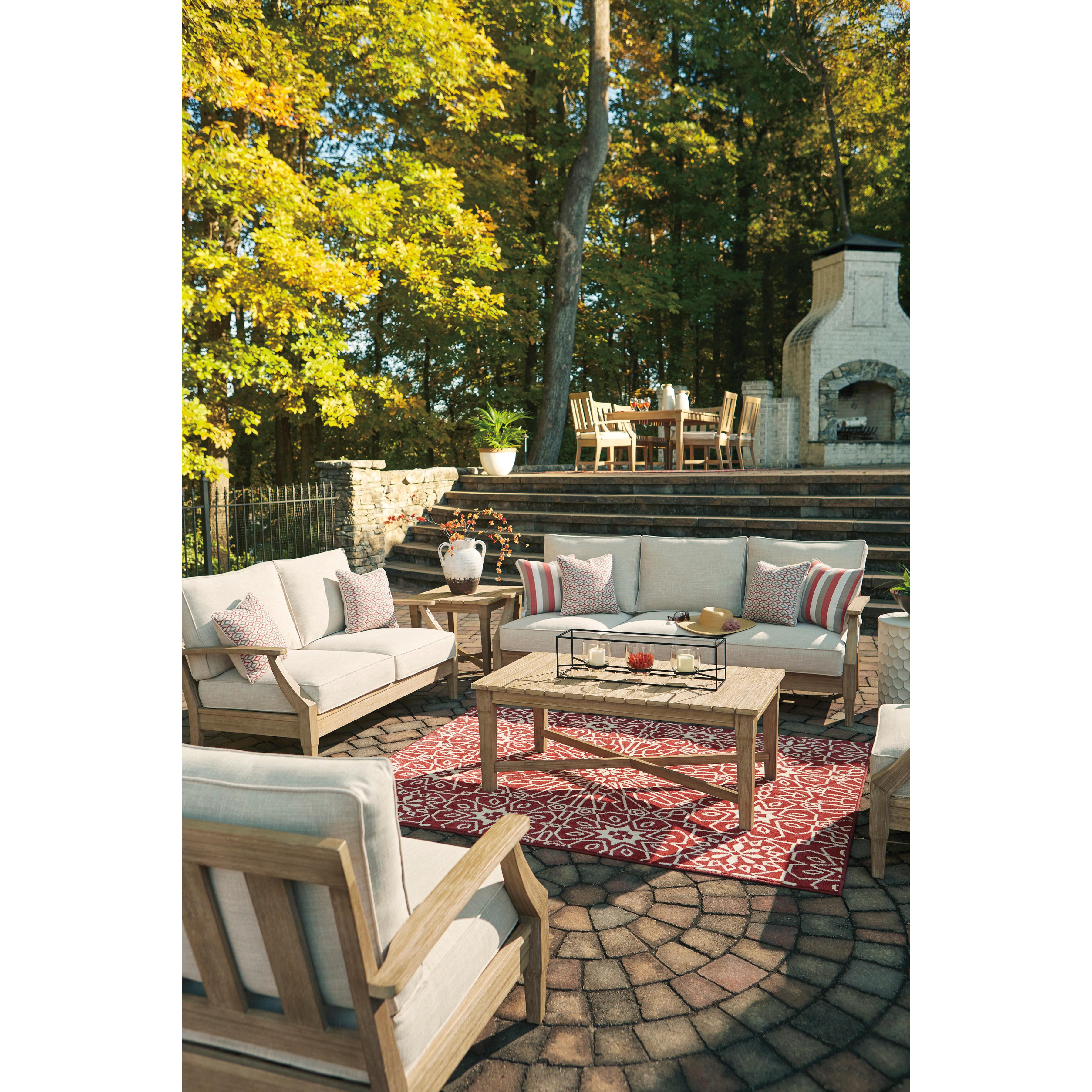 Signature Design by Ashley Clare View P801-835 Loveseat with Cushion IMAGE 7