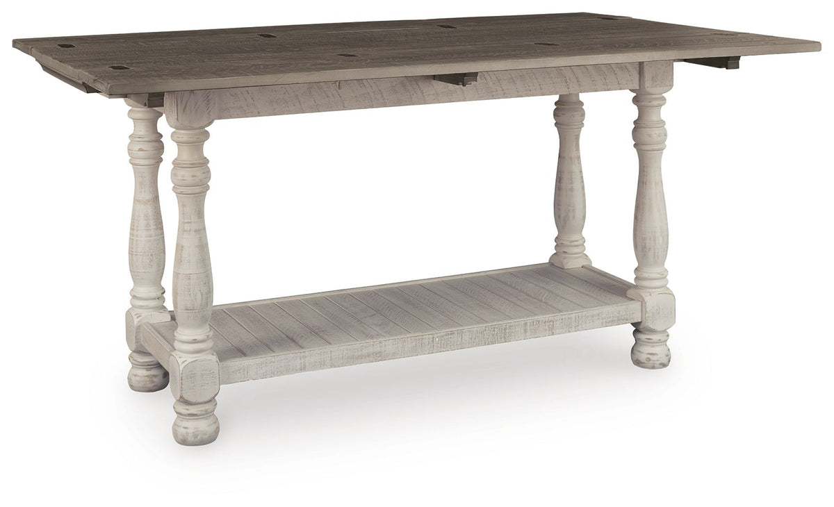 Havalance - Flip Top Sofa Table - Gray / White