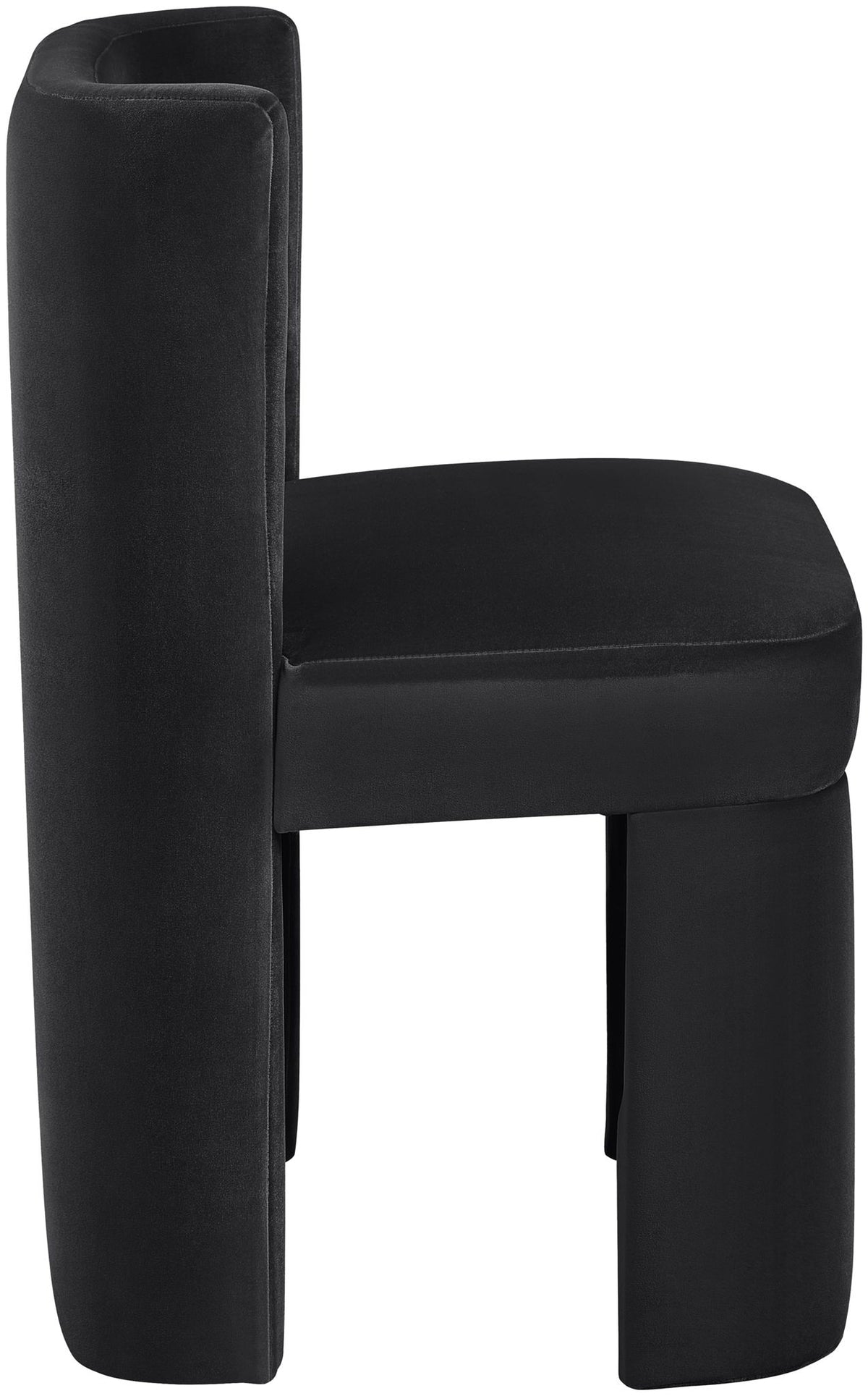 Zuno - Velvet Performance Fabric Upholstered Dining Chair (Set of 2)