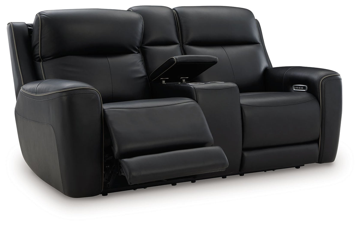 5Z-Comfort - Relaxation - Power Reclining Loveseat with Console / Adj Headrest