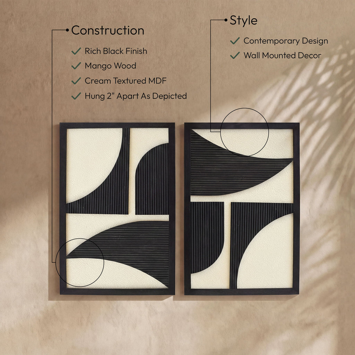 Cadence - 2 Piece Wall Art