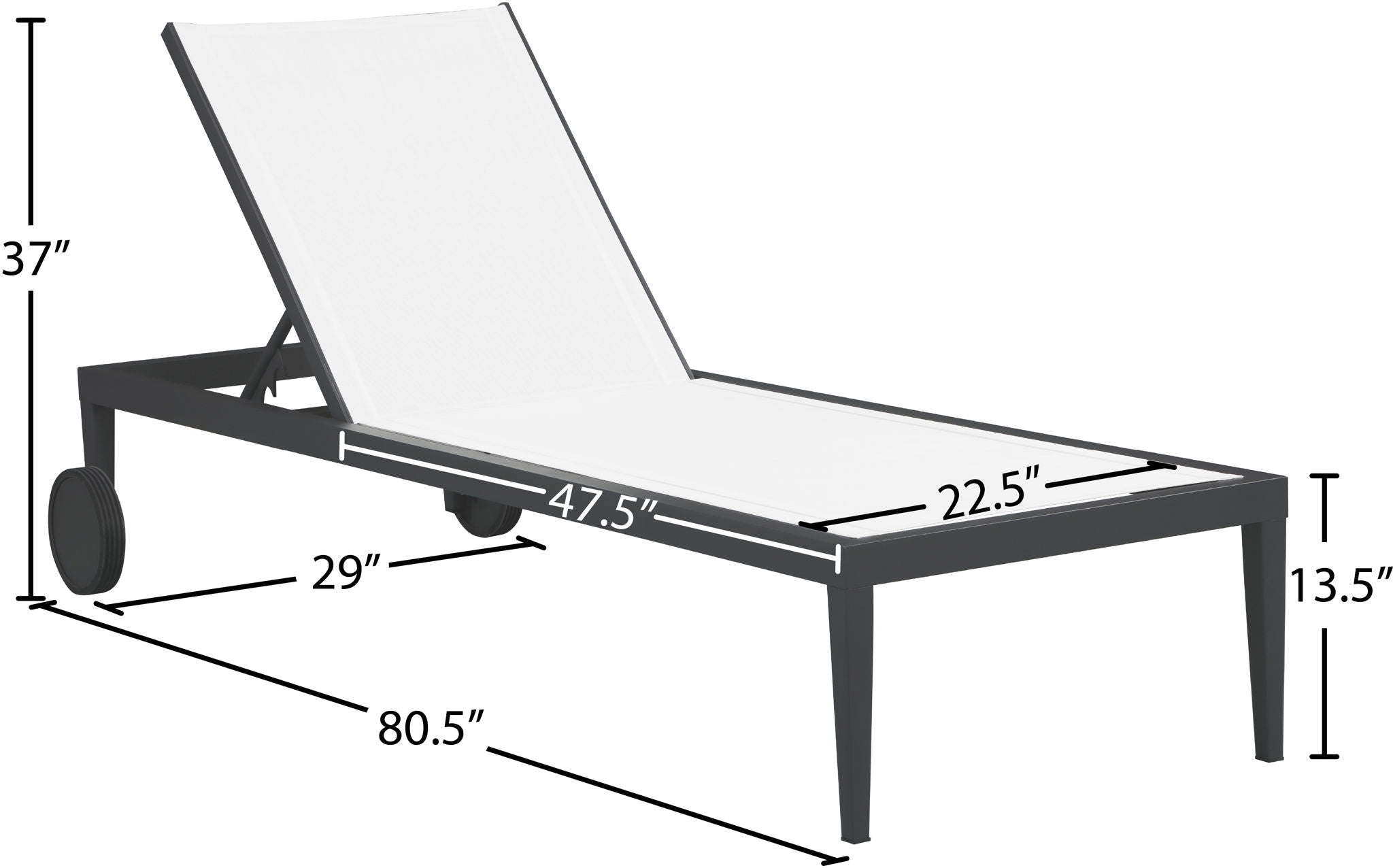 Nizuc - Outdoor Chaise Lounge Chair