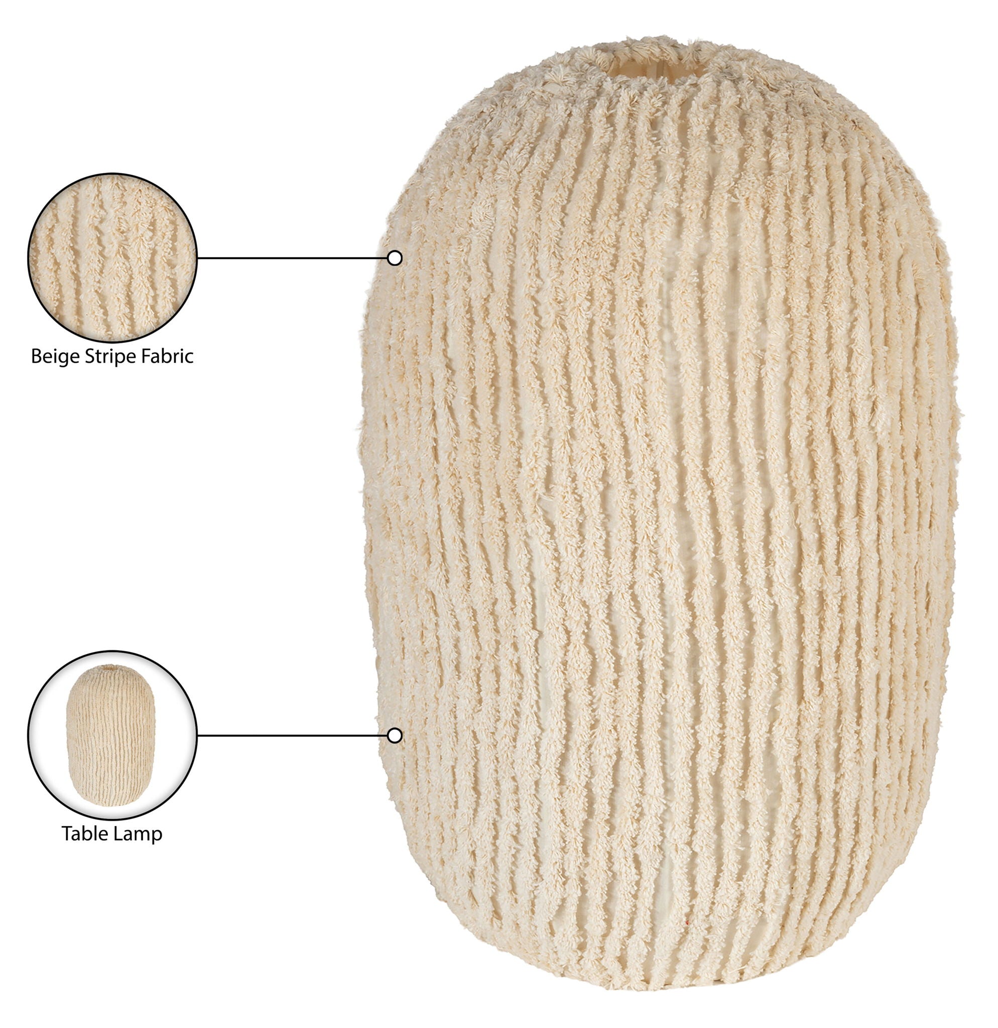 Aurello - Fabric Floor Lamp