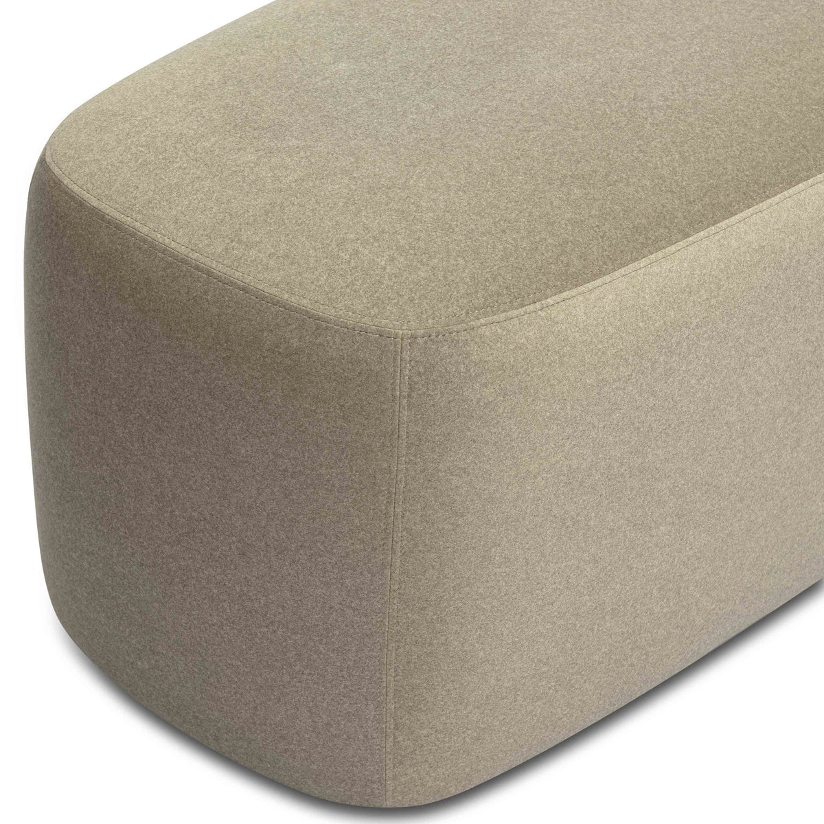 Graceland - Faux Mohair Bench