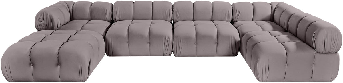 Orin - 6 Piece Modular Sectional (3 Modular Chairs, 2 Corner Chairs & Ottoman)