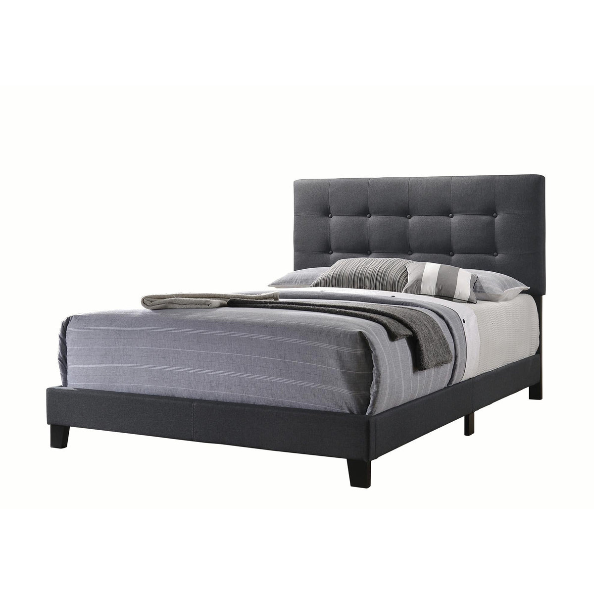 Mapes Queen Upholstered Panel Bed 305746Q