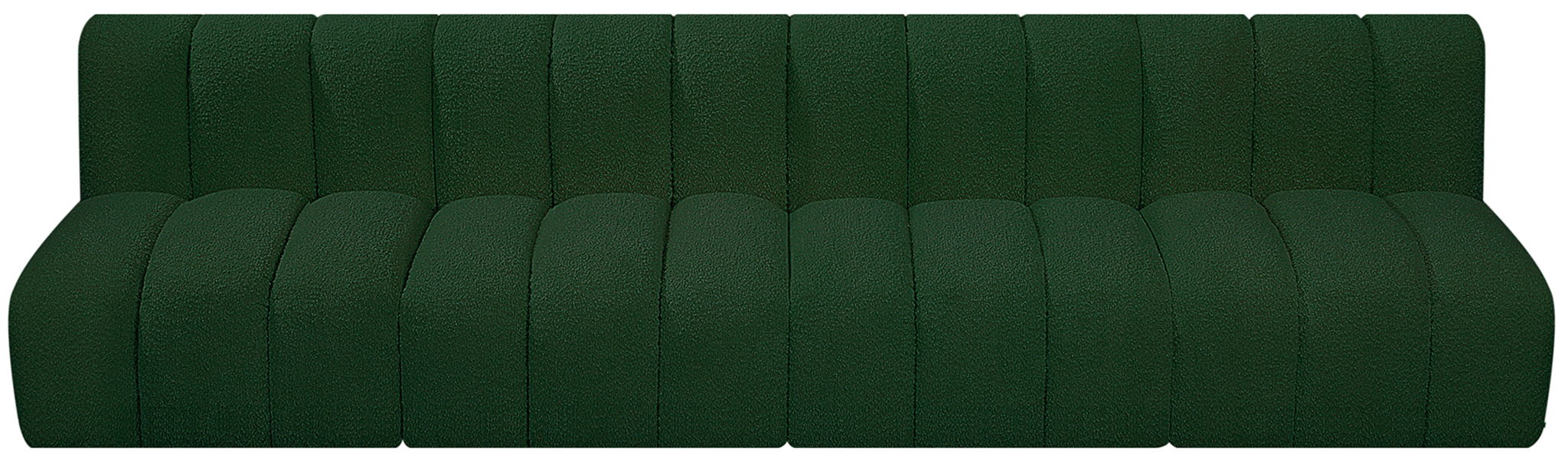 Arc - Boucle Fabric 4 Seats Modular Sofa