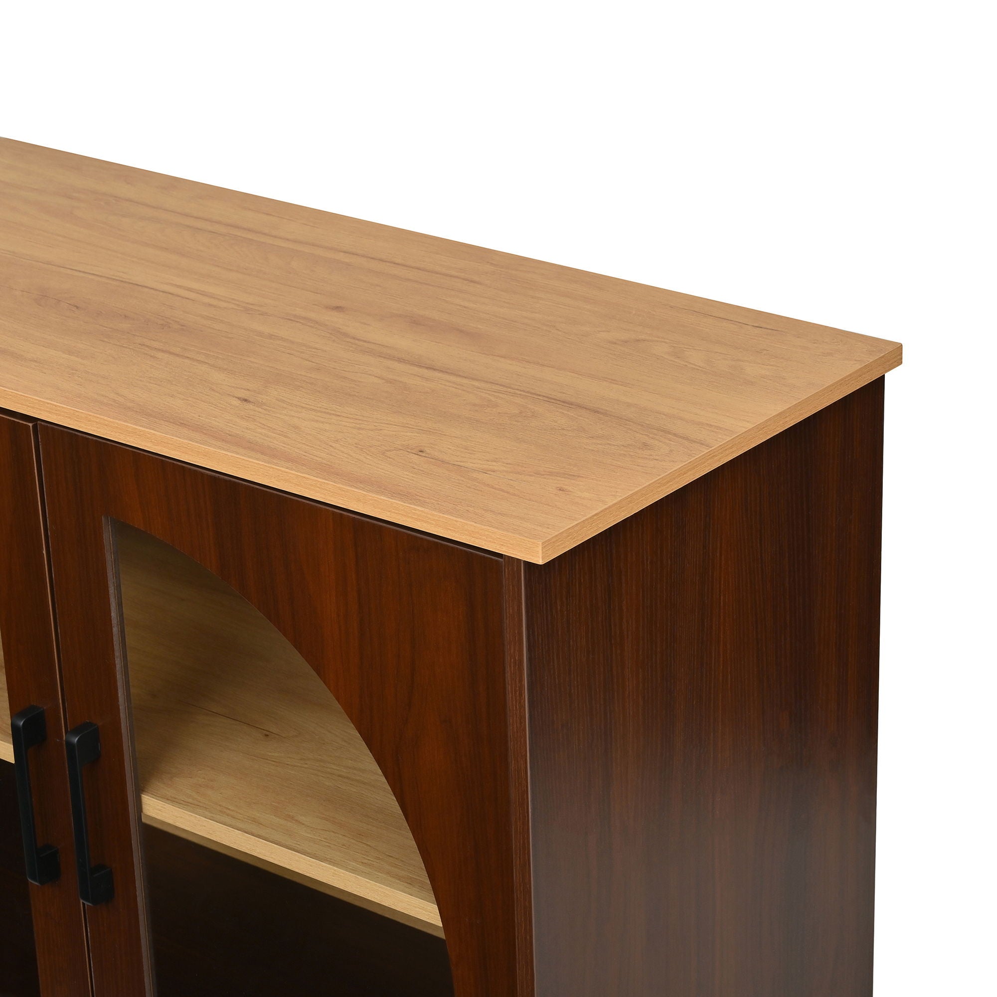 TV Stand With Semi Arched Doors