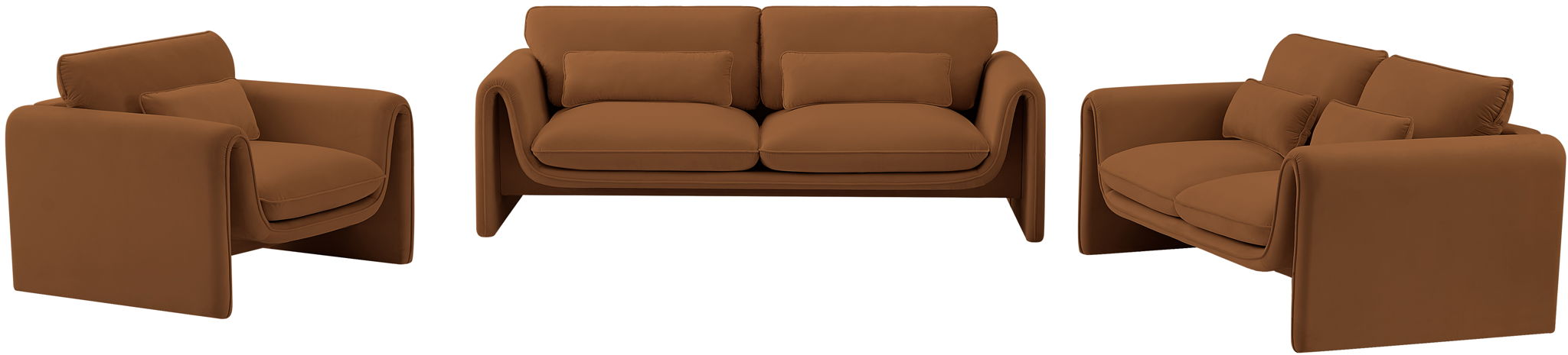 Sloan - Loveseat - Saddle