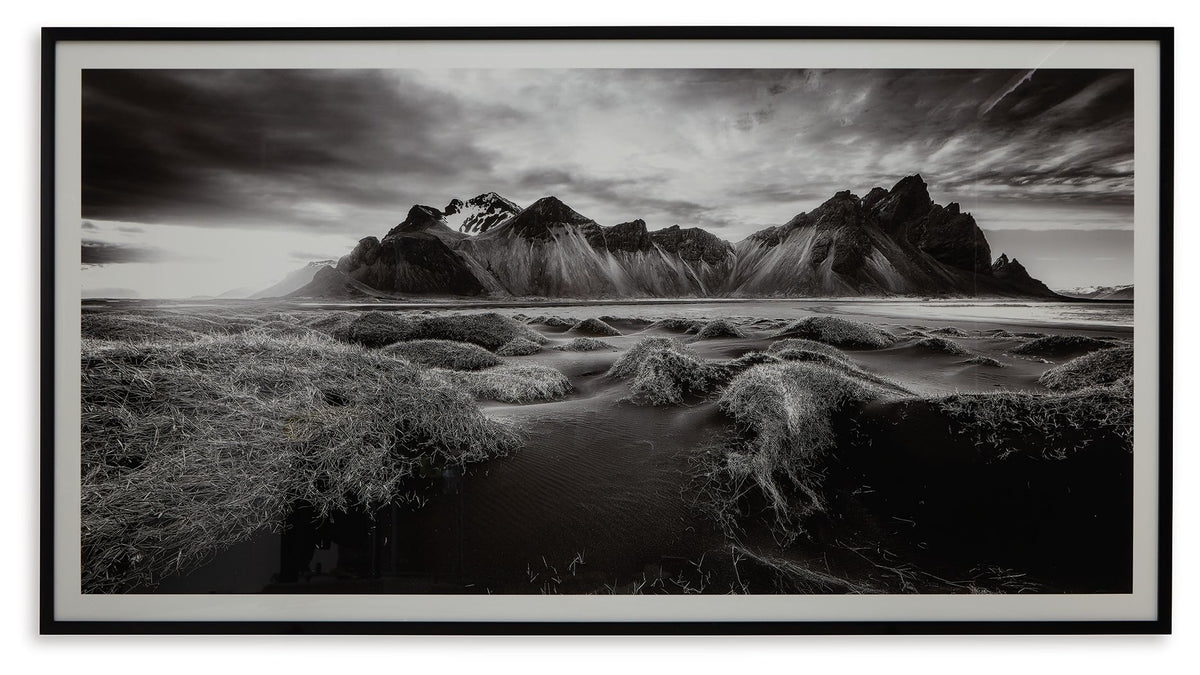 Delstone - Wall Art - Black / White