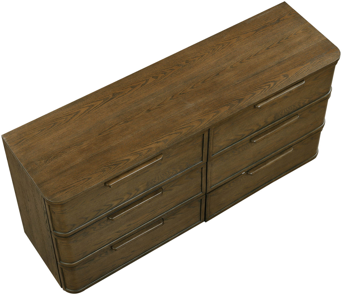 Tiberio - Oak Veneer And Solid Wood Dresser