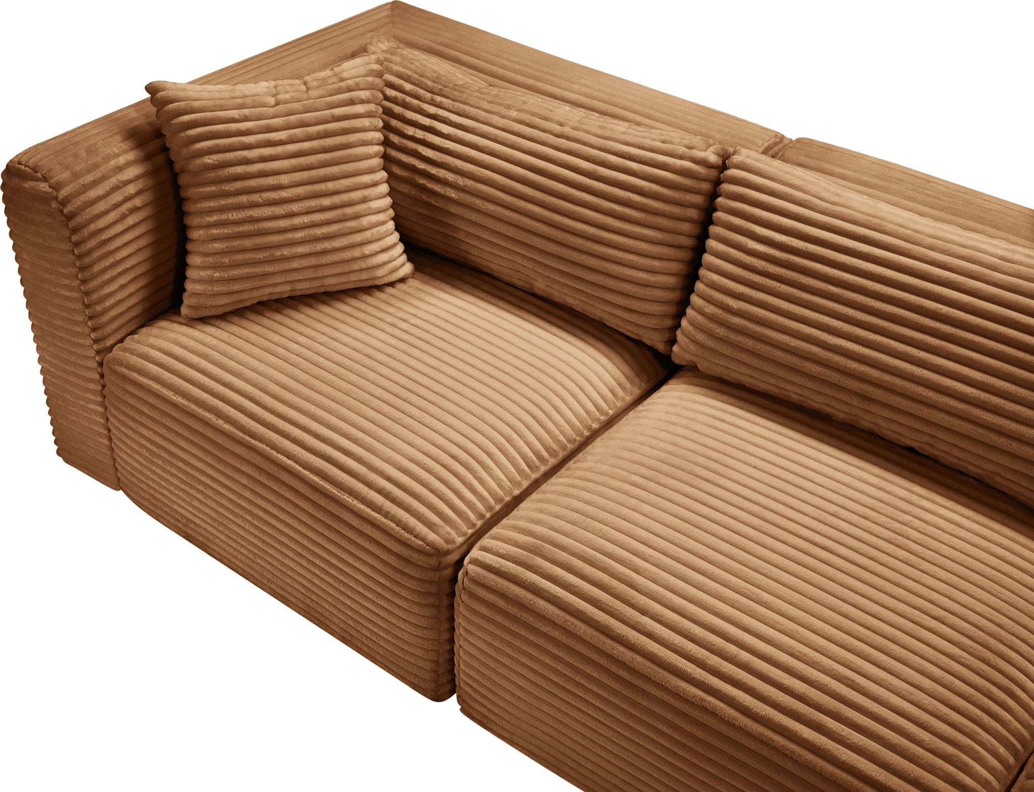 Shaggy - Fabric 8 Piece Modular U-Shaped Sectional