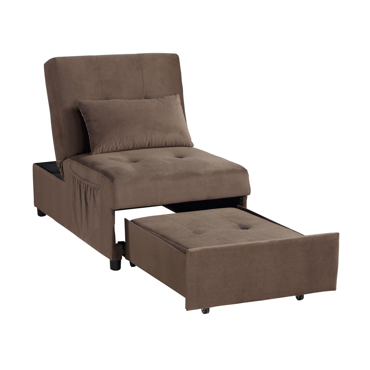 Garrell - Lift Top Storage Bench With Pull-Out Bed