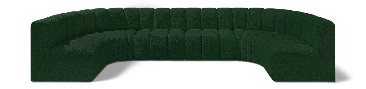 Arc - Boucle Fabric 8 Piece Modular Sofa