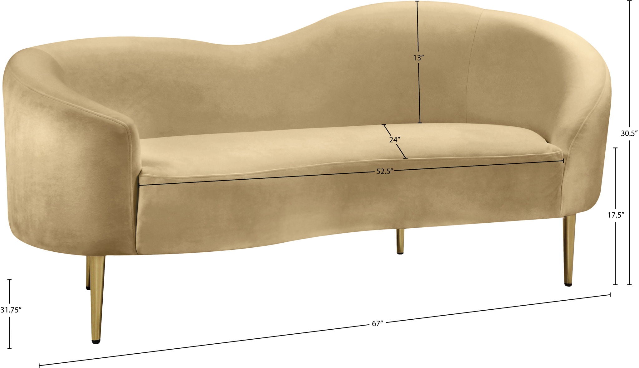 Ritz - Loveseat