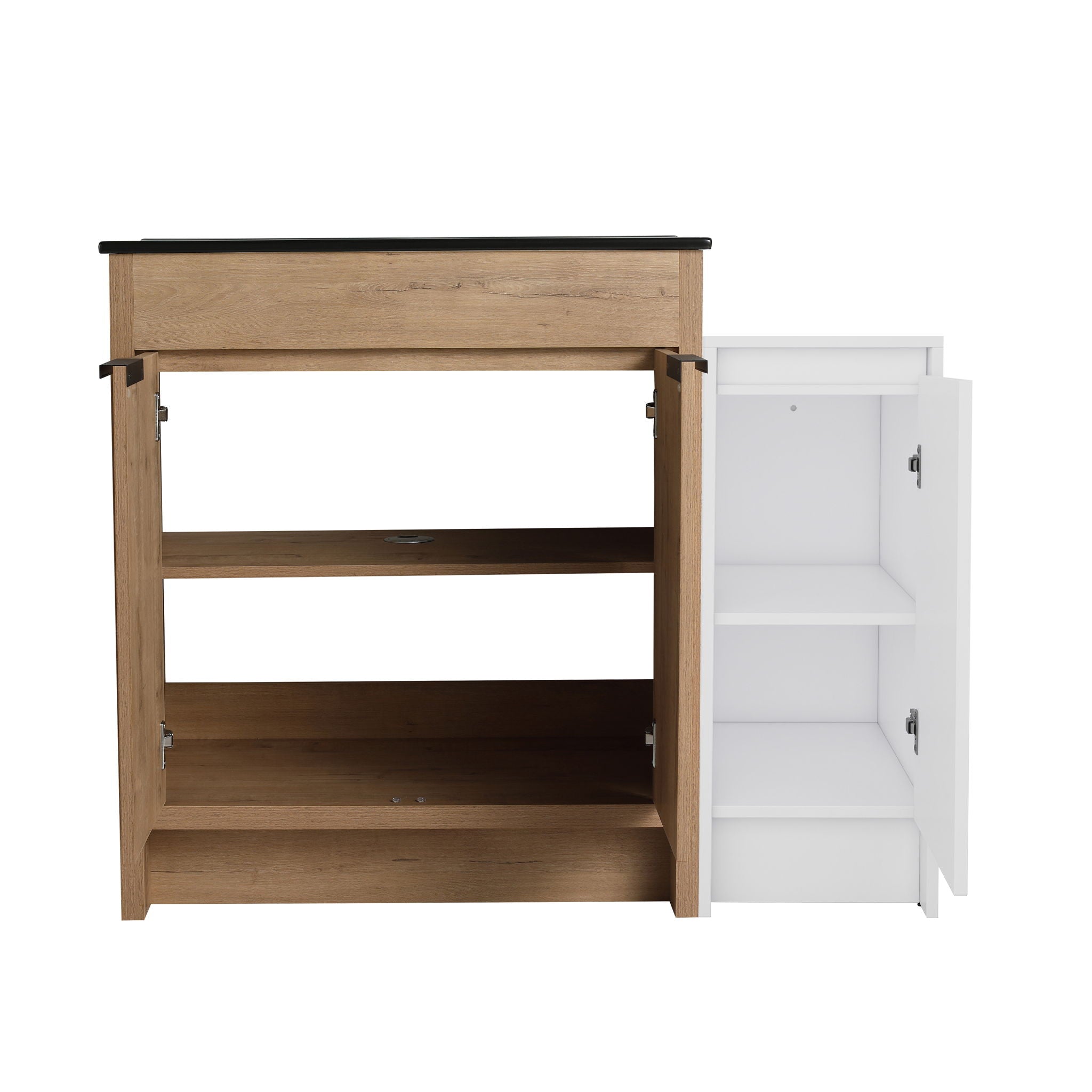 Freestanding Bathroom Vanity & Sink And Storage Cabinets, Soft Closing Doors