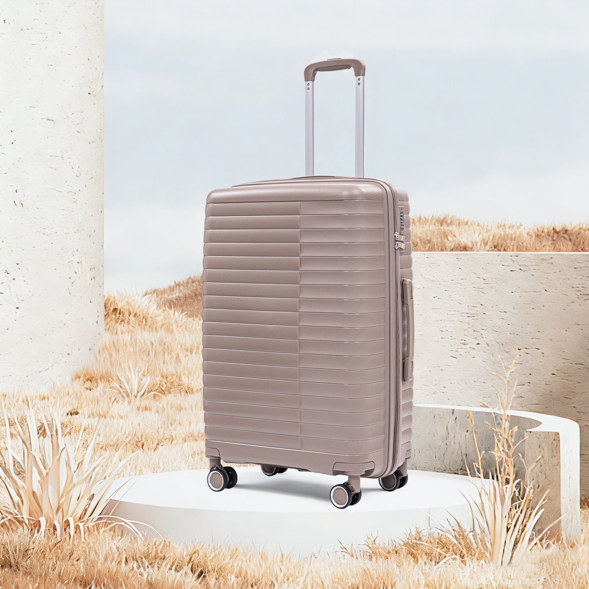 4 Piece Luggage Set, Combination Lock