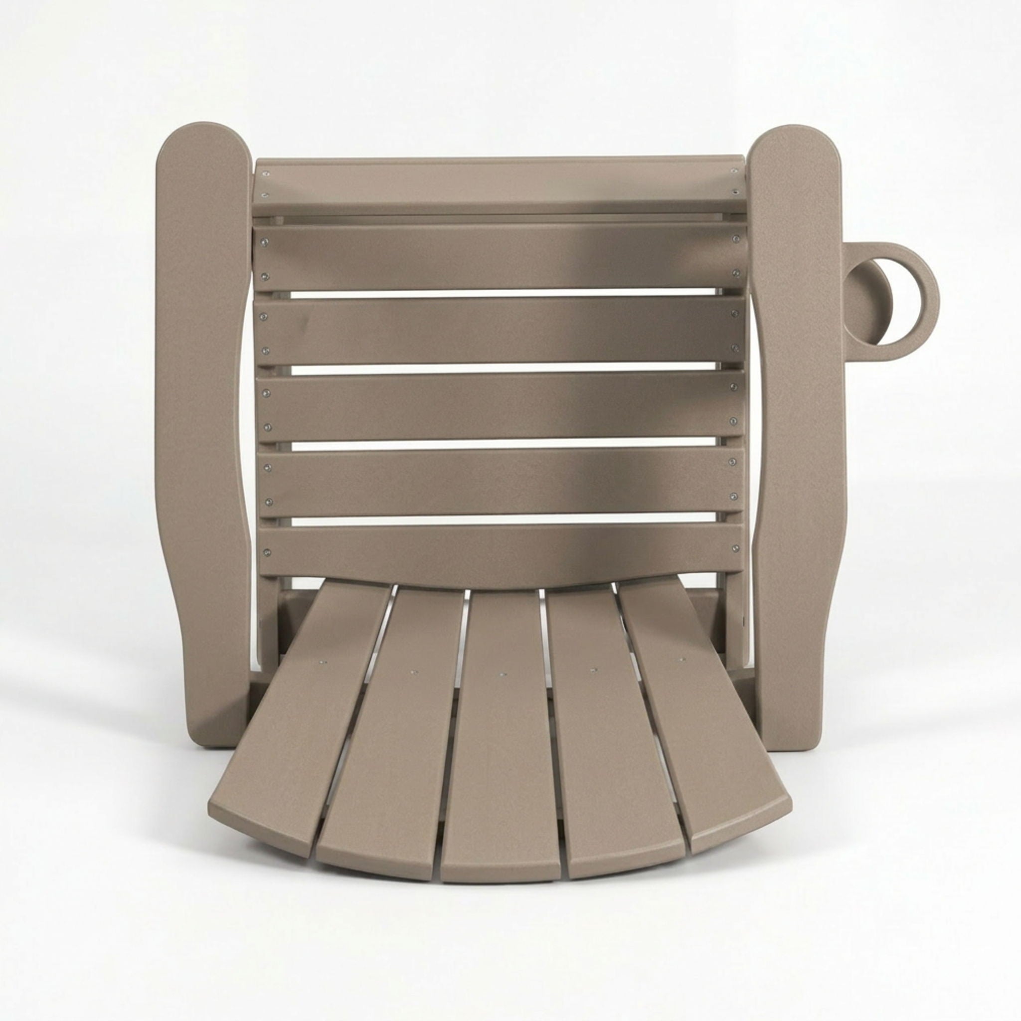Bar Height Adirondack Chair With Cup Holder And Armrests