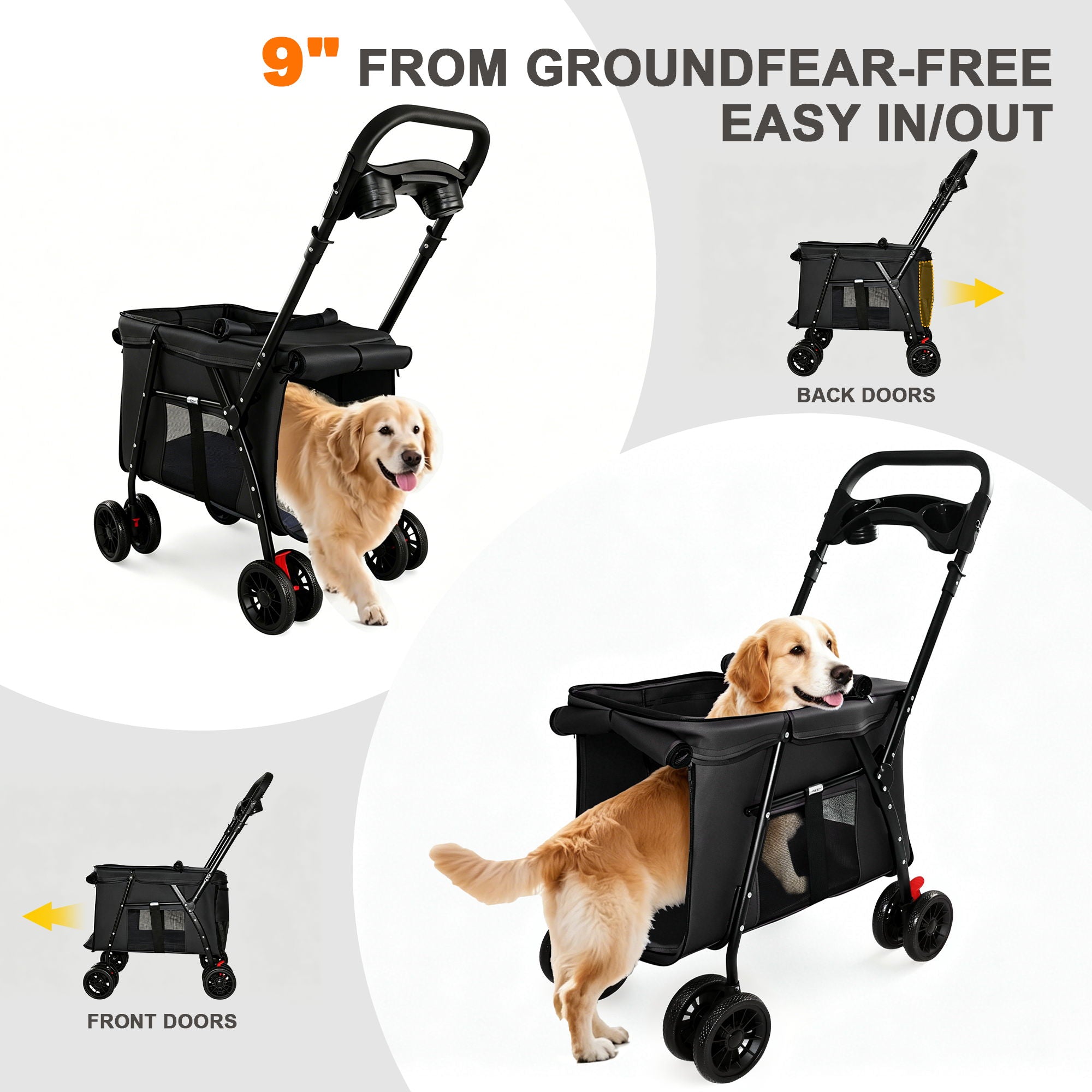 Pet Stroller For Small / Medium Pets
