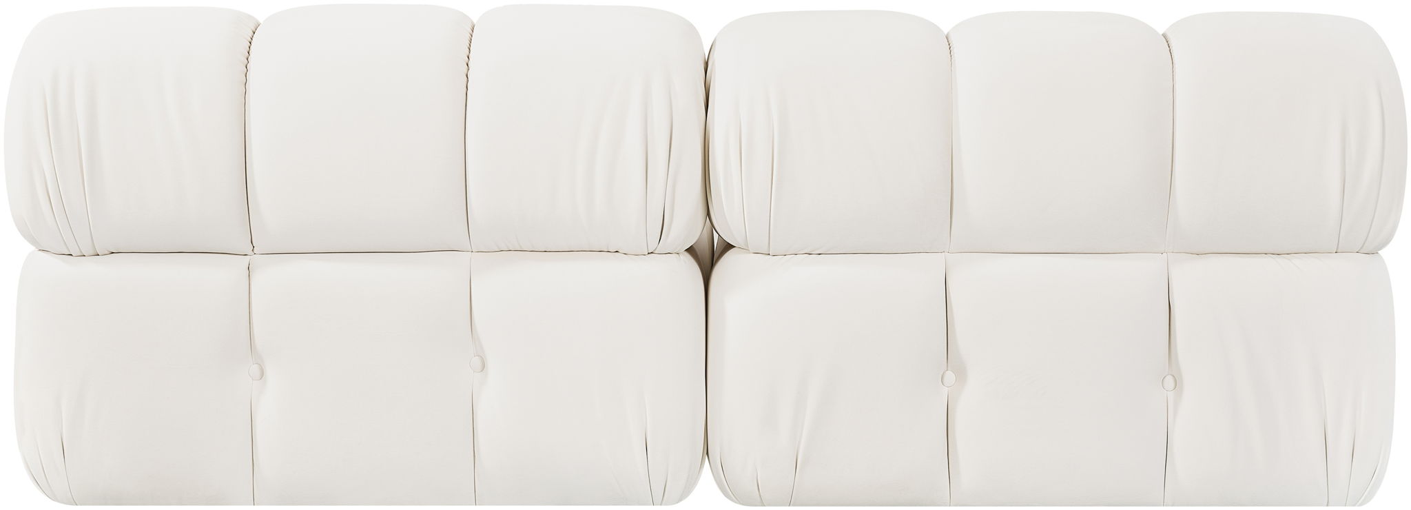 Orin - Velvet Performance Fabric Upholstered 2 Piece Modular Sofa