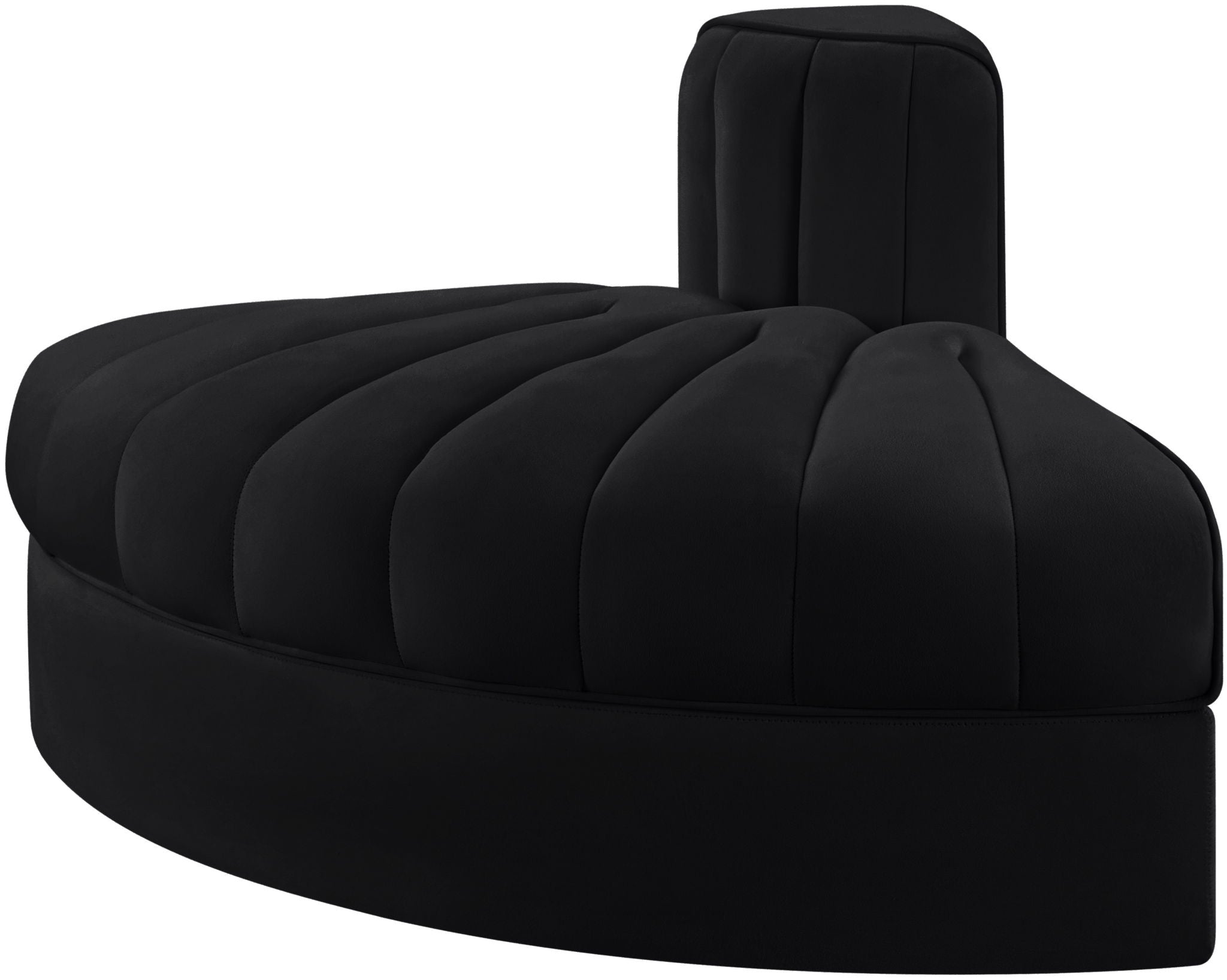 Rummi - Velvet Performance Fabric Upholstered Modular Chair