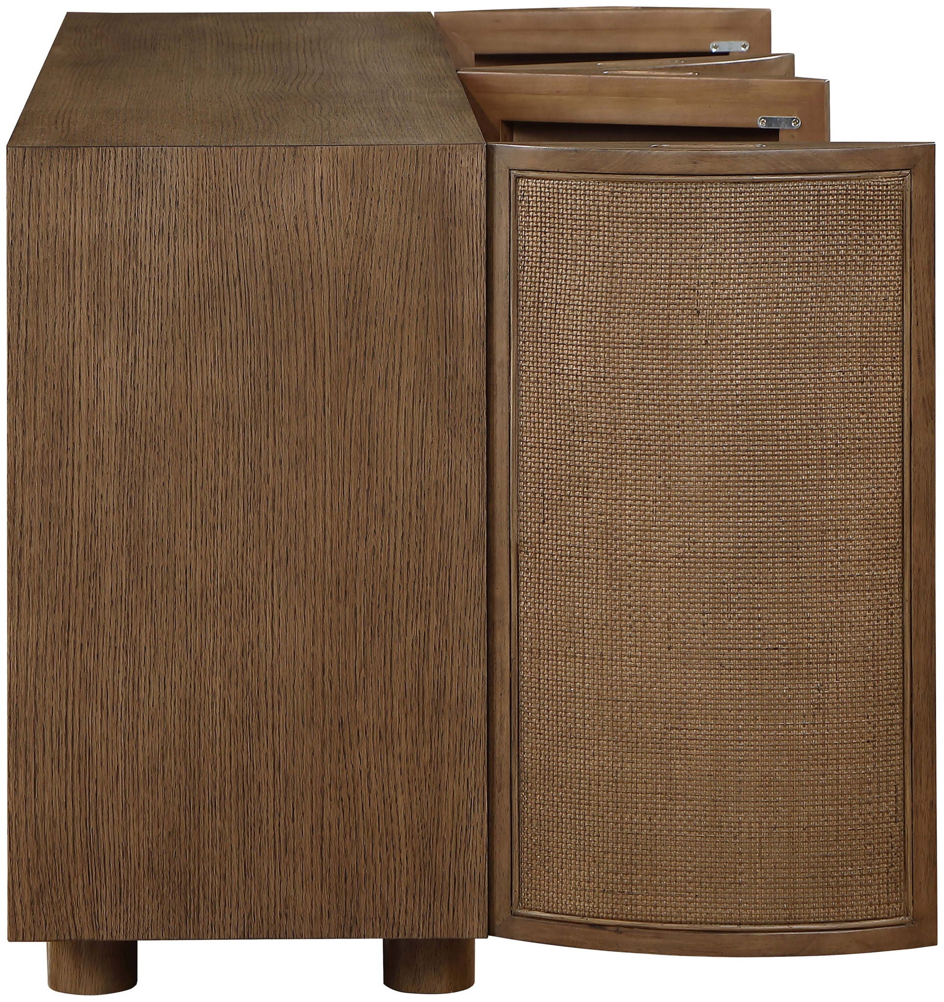 Norin - Solid Wood And Oak Veneer Sideboard/Buffet